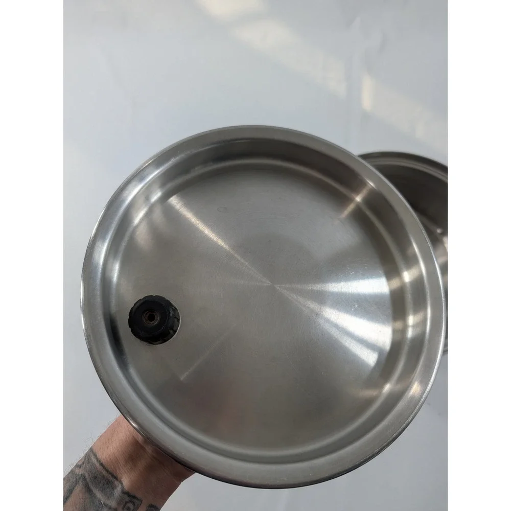 Royal Prestige 7 Ply SS Titanium Silver Alloy 1 Quart Sauce‎ Pan 9